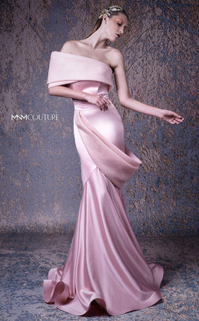 Gaby Charbachy G1038 Off the Shoulder Trumpet Mother of the Bride Gown