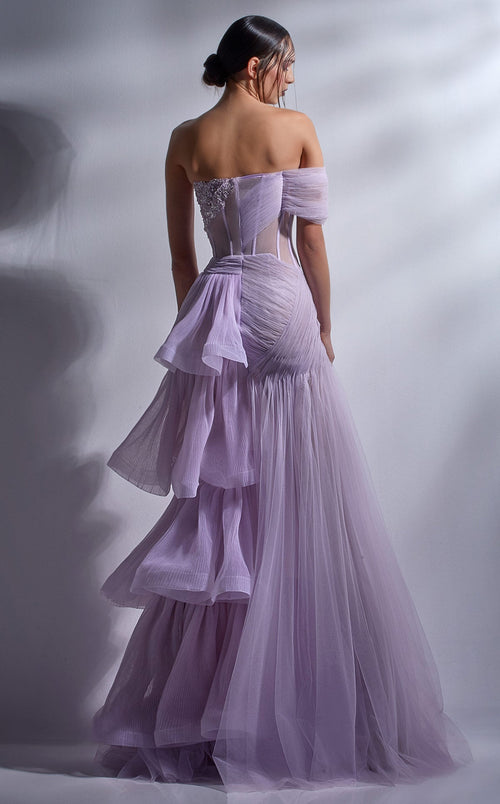 Gaby Charbachy G1282 Lilac Couture Dress