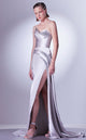 Gaby Charbachi G1336 Blush Sweetheart Sheath Gown by MNM Couture