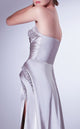 Gaby Charbachi G1336 Blush Sweetheart Sheath Gown by MNM Couture