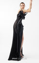 Gaby Charbachi G2010 Off-Shoulder Open Back Slit Gown by MNM Couture