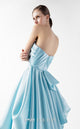 Gaby Charbachi G2014 Blue Lace Peplum Couture Evening Gown