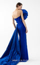 Gaby Charbachi G2019 Royal Blue Couture Strapless Gown by MNM Couture