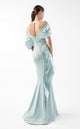 Gaby Charbachi G2024 Mint Sleeveless V-Back Couture Gown by MNM Couture
