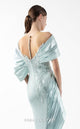 Gaby Charbachi G2024 Mint Sleeveless V-Back Couture Gown by MNM Couture