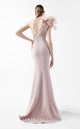 Gaby Charbachi G2026 One-Shoulder Open Back Couture Gown in Pink