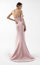Gaby Charbachi G2031 Open Back High Slit Pink Couture Gown