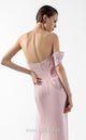 Gaby Charbachi G2031 Open Back High Slit Pink Couture Gown