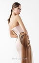Gaby Charbachi G2038 Off-Shoulder Bronze Couture Gown by MNM Couture
