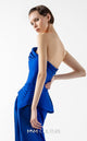 Gaby Charbachi G2044 Royal Blue One-Shoulder Gown by MNM Couture