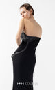Gaby Charbachi G2048 Black Off-Shoulder Slit Gown by MNM Couture