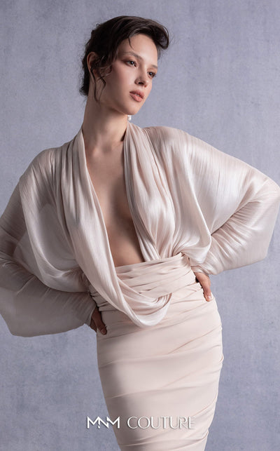 Gaby Charbachi GOS2505 Strapless Sweetheart Couture Evening Gown by MNM Couture