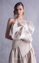 Gaby Charbachi GOS2512 Strapless Gold Gown by MNM Couture