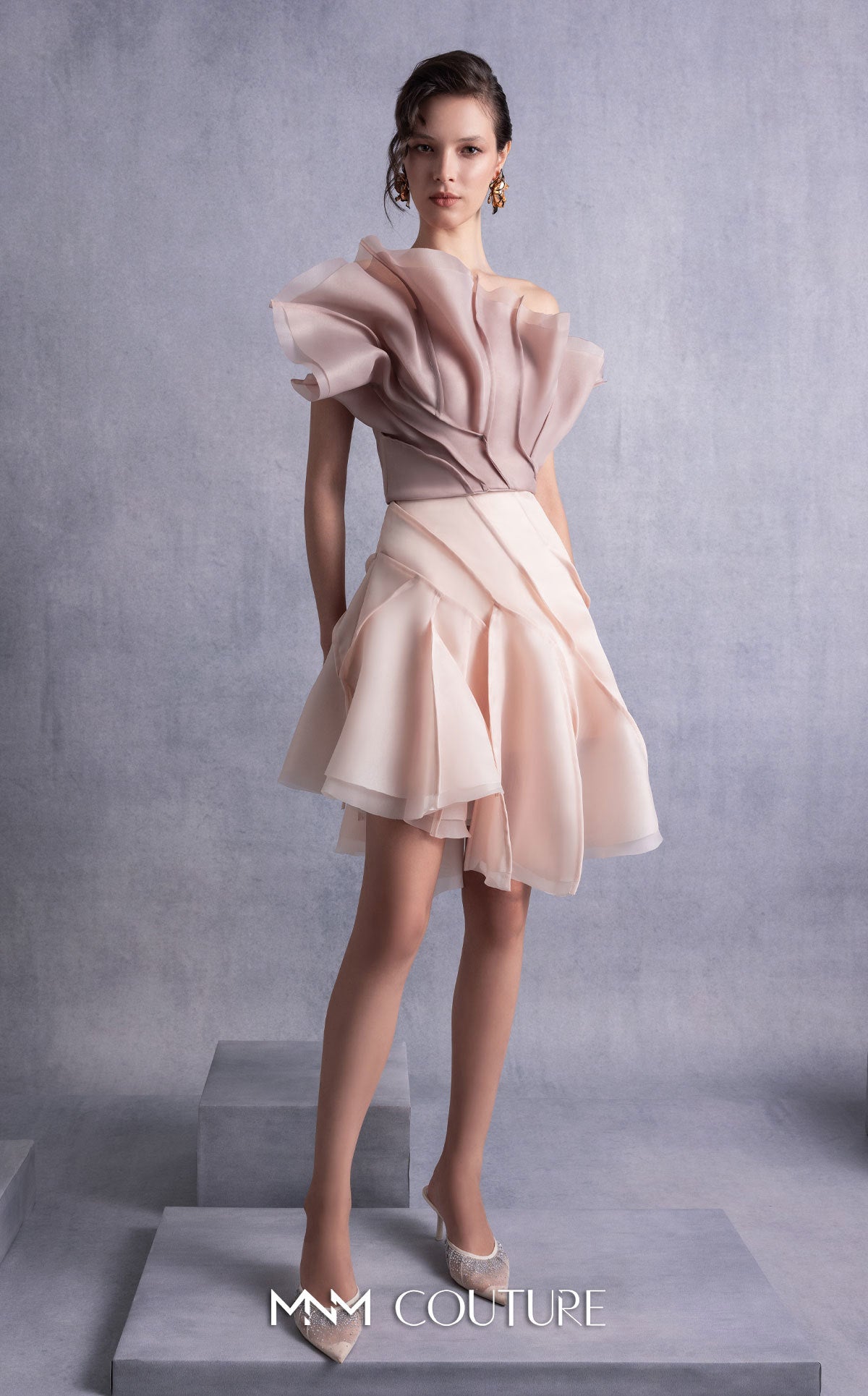 Gaby Charbachy GOS2514 Nude Strapless Dress