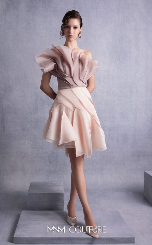 Gaby Charbachy GOS2514 Nude Strapless Dress