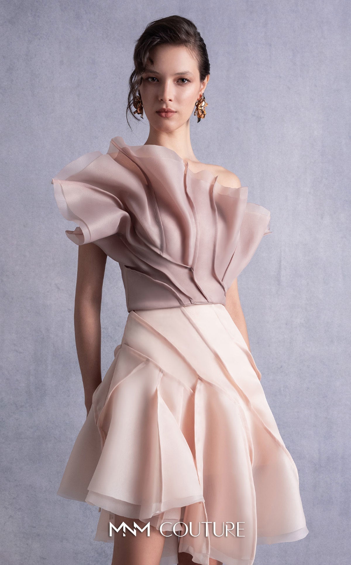 Gaby Charbachy GOS2514 Nude Strapless Dress