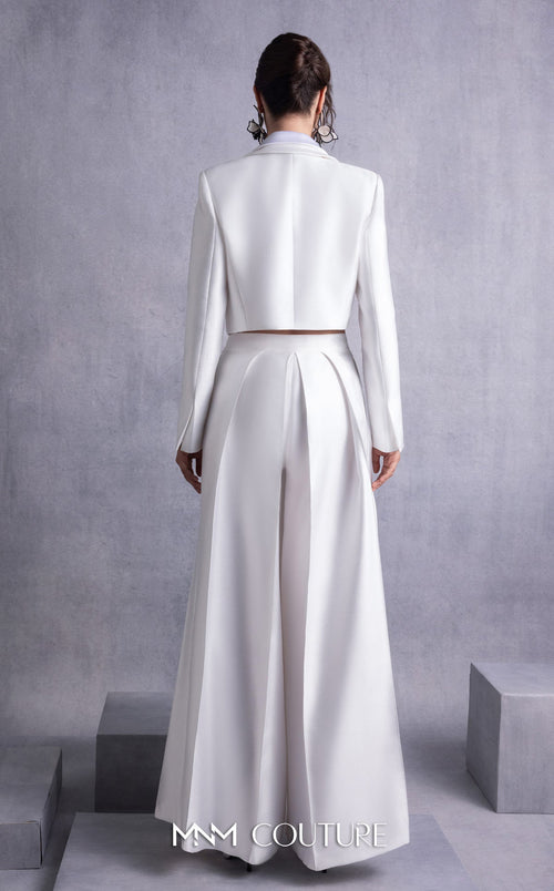 Gaby Charbachy GOS2515 Off-White One-Shoulder Gown