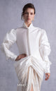 Gaby Charbachi GOS2516 High-Neck Long Sleeve Evening Gown by MNM Couture