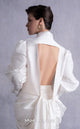 Gaby Charbachi GOS2516 High-Neck Long Sleeve Evening Gown by MNM Couture