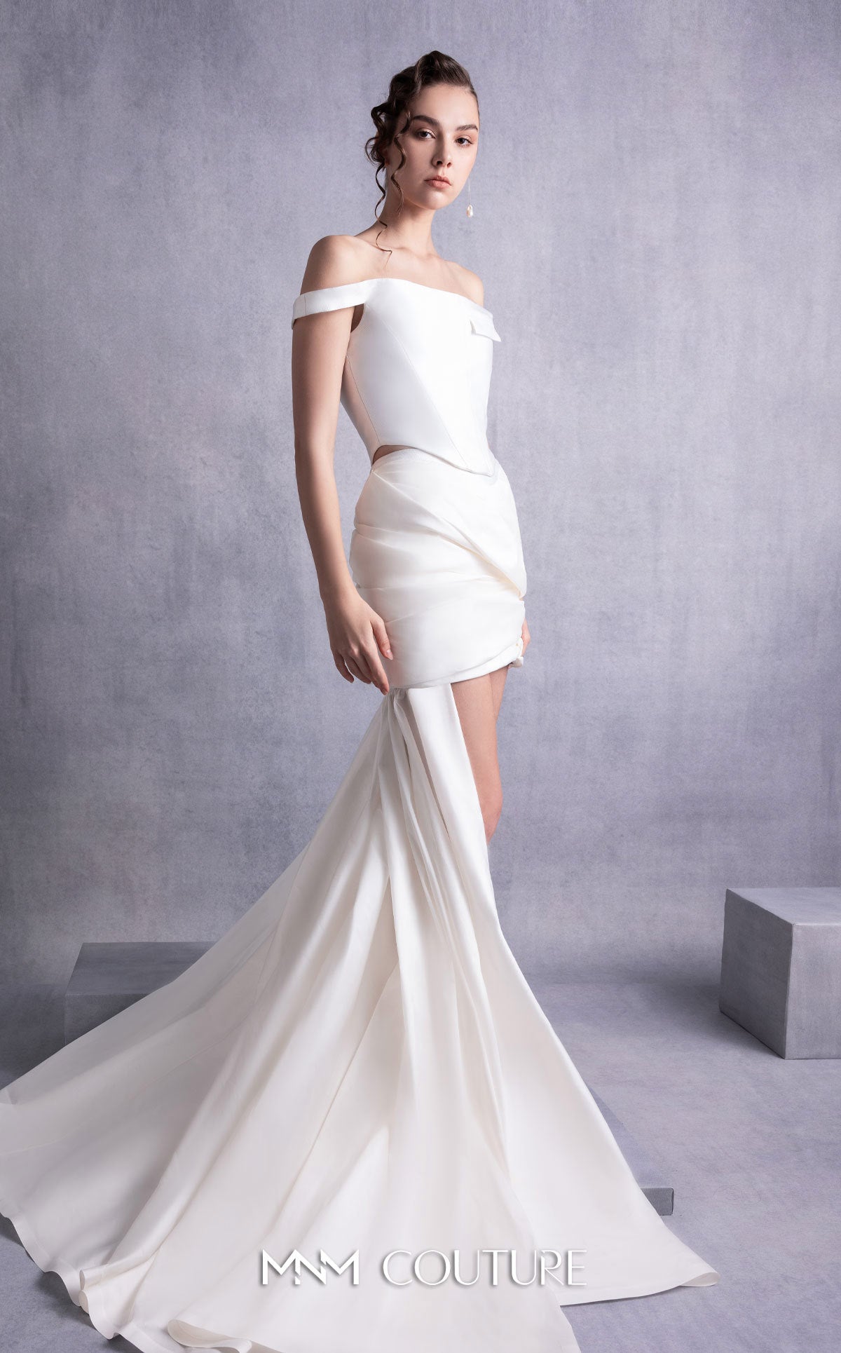 Gaby Charbachy GOS2518 Off-White Cocktail Dress