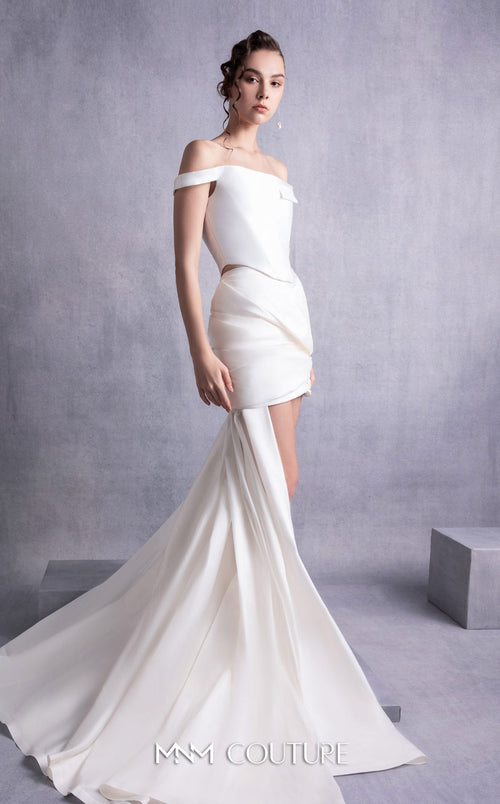Gaby Charbachy GOS2518 Off-White Cocktail Dress