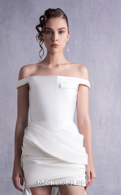 Gaby Charbachy GOS2518 Off-White Cocktail Dress