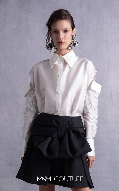 Gaby Charbachy GOS2519 White/Black Dress