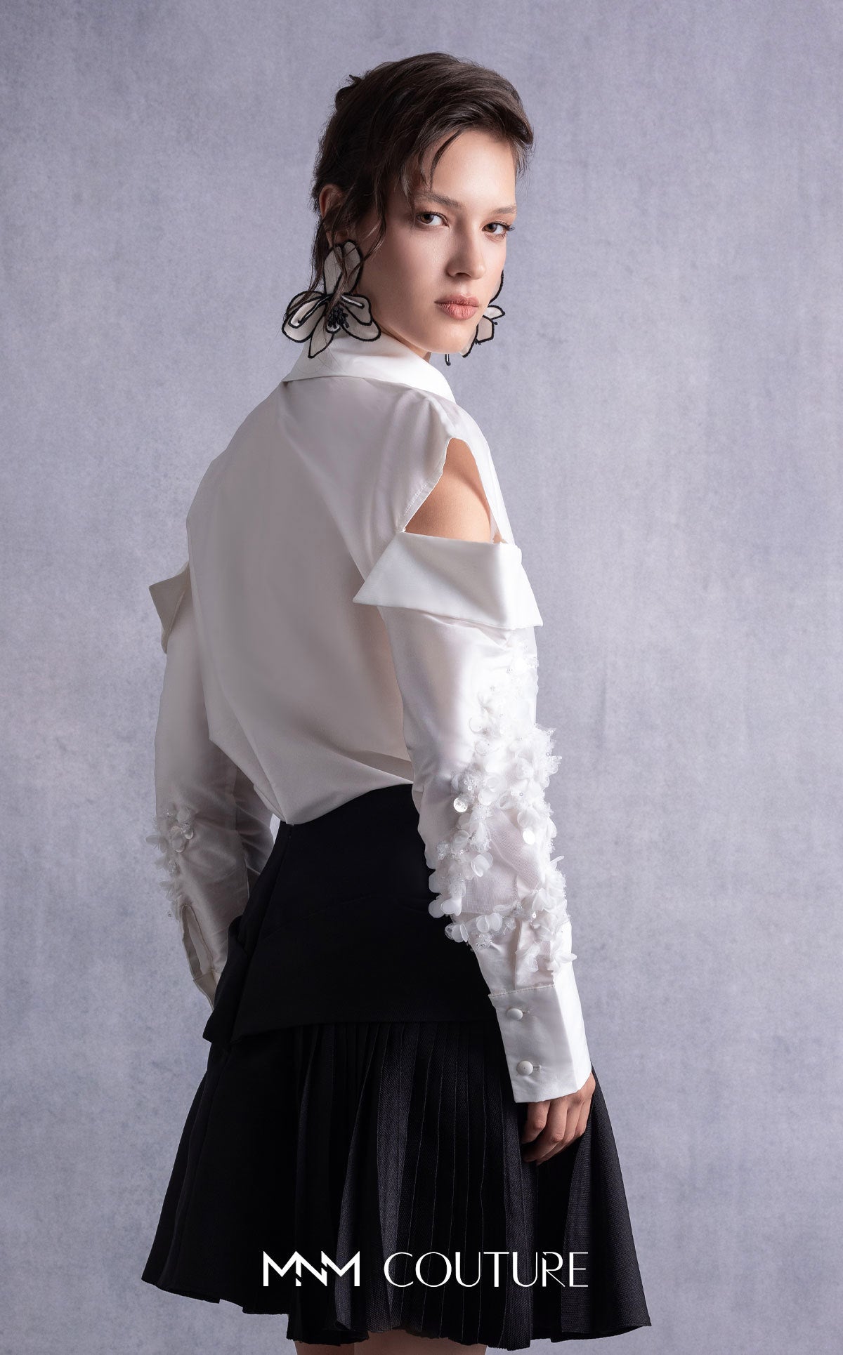 Gaby Charbachy GOS2519 White/Black Dress