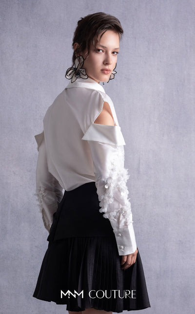 Gaby Charbachy GOS2519 White/Black Dress