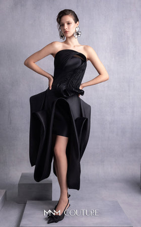 Gaby Charbachy GOS2520 Black Satin Gown