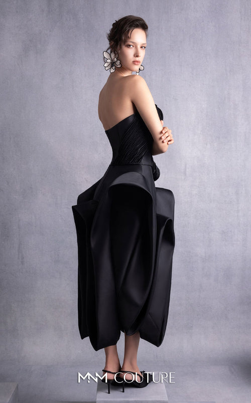 Gaby Charbachy GOS2520 Black Satin Gown