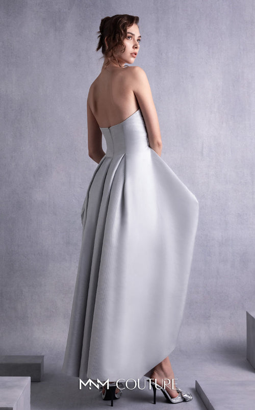 Gaby Charbachy GOS2521 Silver Cocktail Dress