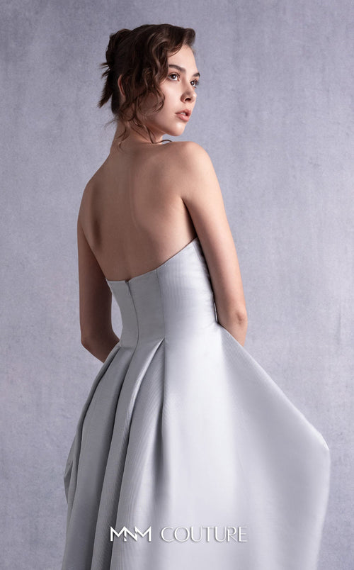 Gaby Charbachy GOS2521 Silver Cocktail Dress