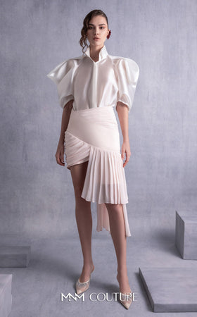 Gaby Charbachy GOS2522 Off-White Cocktail Dress