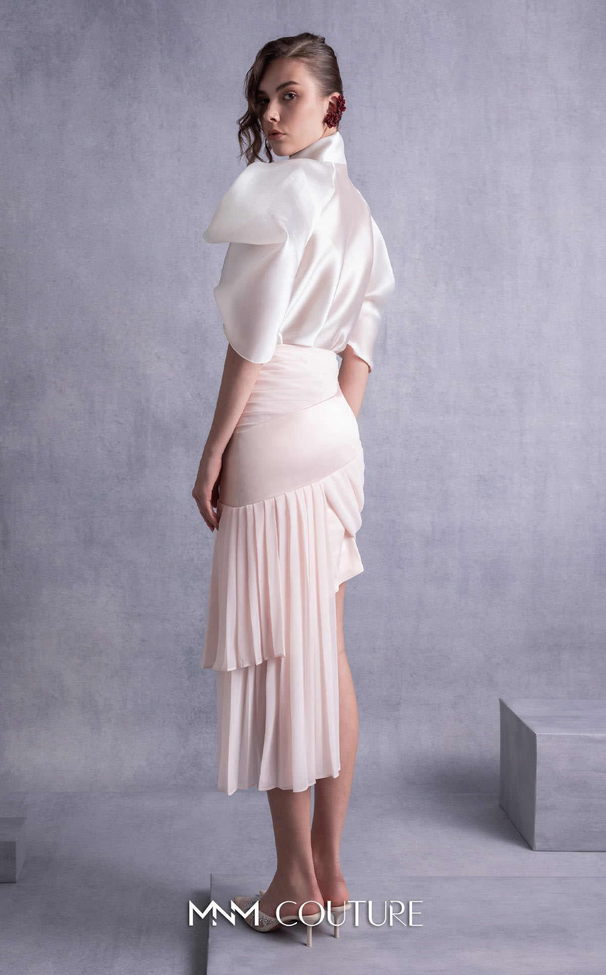 Gaby Charbachy GOS2522 Off-White Cocktail Dress