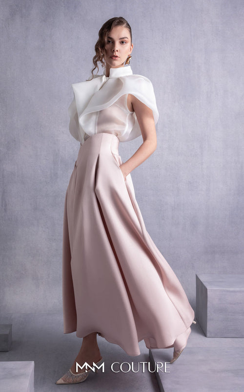 Gaby Charbachy GOS2524 Dress – White Pink