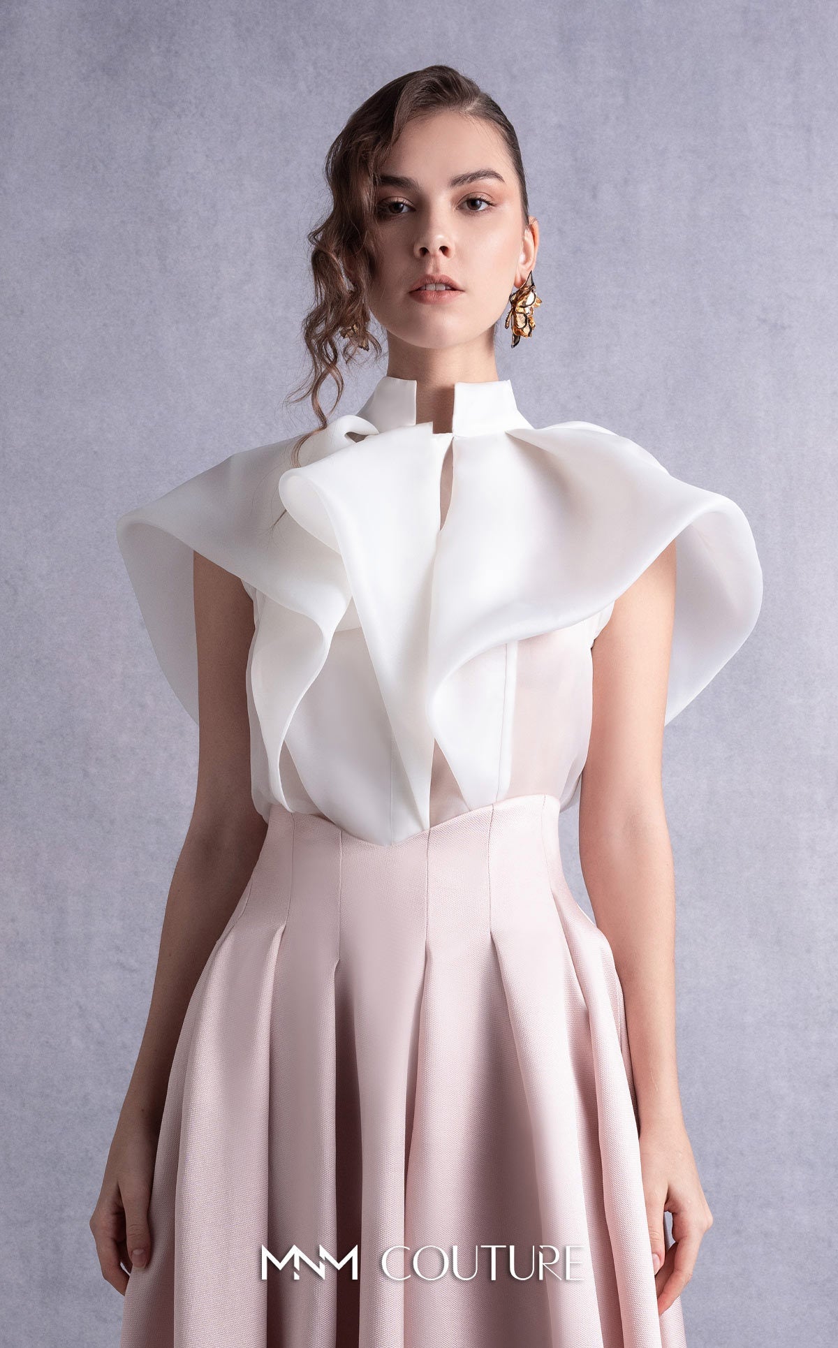 Gaby Charbachy GOS2524 Dress – White Pink