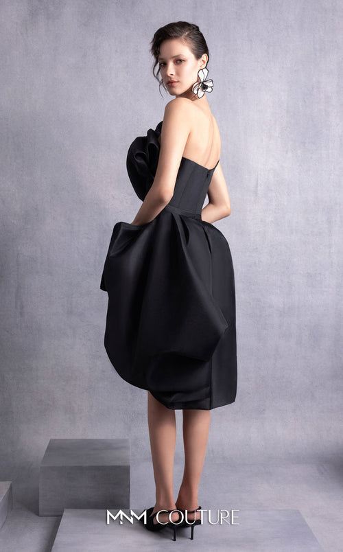 Gaby Charbachy GOS2528 Black One-Shoulder Dress