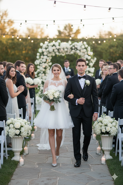 Ivory Graduation Dress | Commencement Ceremony Party Outfit by MQ1429