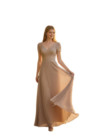 Lenovia 8139 Short Sleeve Mother Of The Bride Gown-New Collection