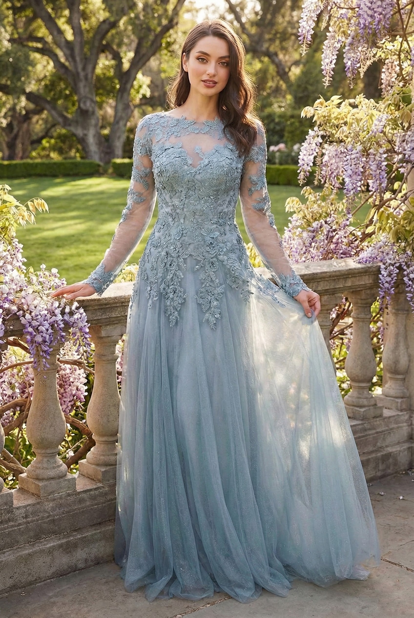 Andrea & Leo Mother of the Bride Dress Long Evening Formal Gown MA108-New Collection