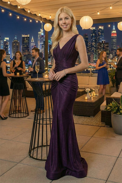 Amelia Couture 370 Sleeveless Bodycon Stretchy Bridesmaids Dress