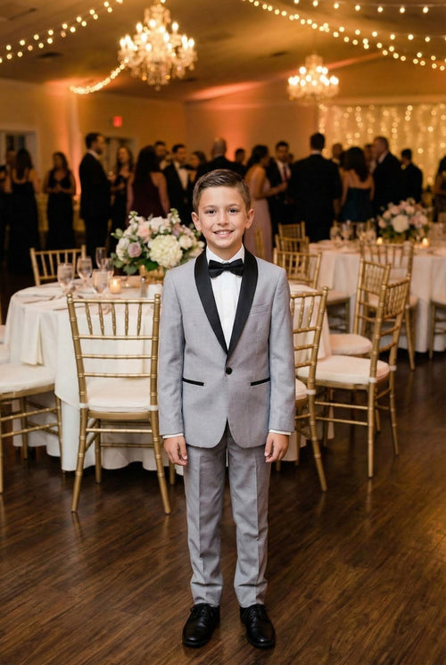 "Trent" Indigo 5-Piece Tuxedo Set by Perry Ellis Kids