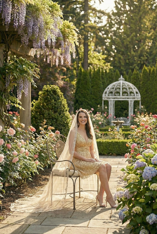 Short Wedding Dress Ivory may queen MQ1702