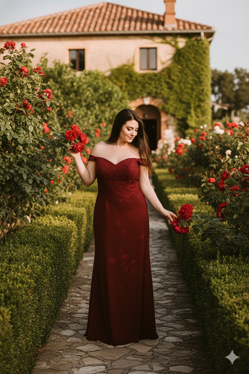 May Queen Off The Shoulder Formal Gown
