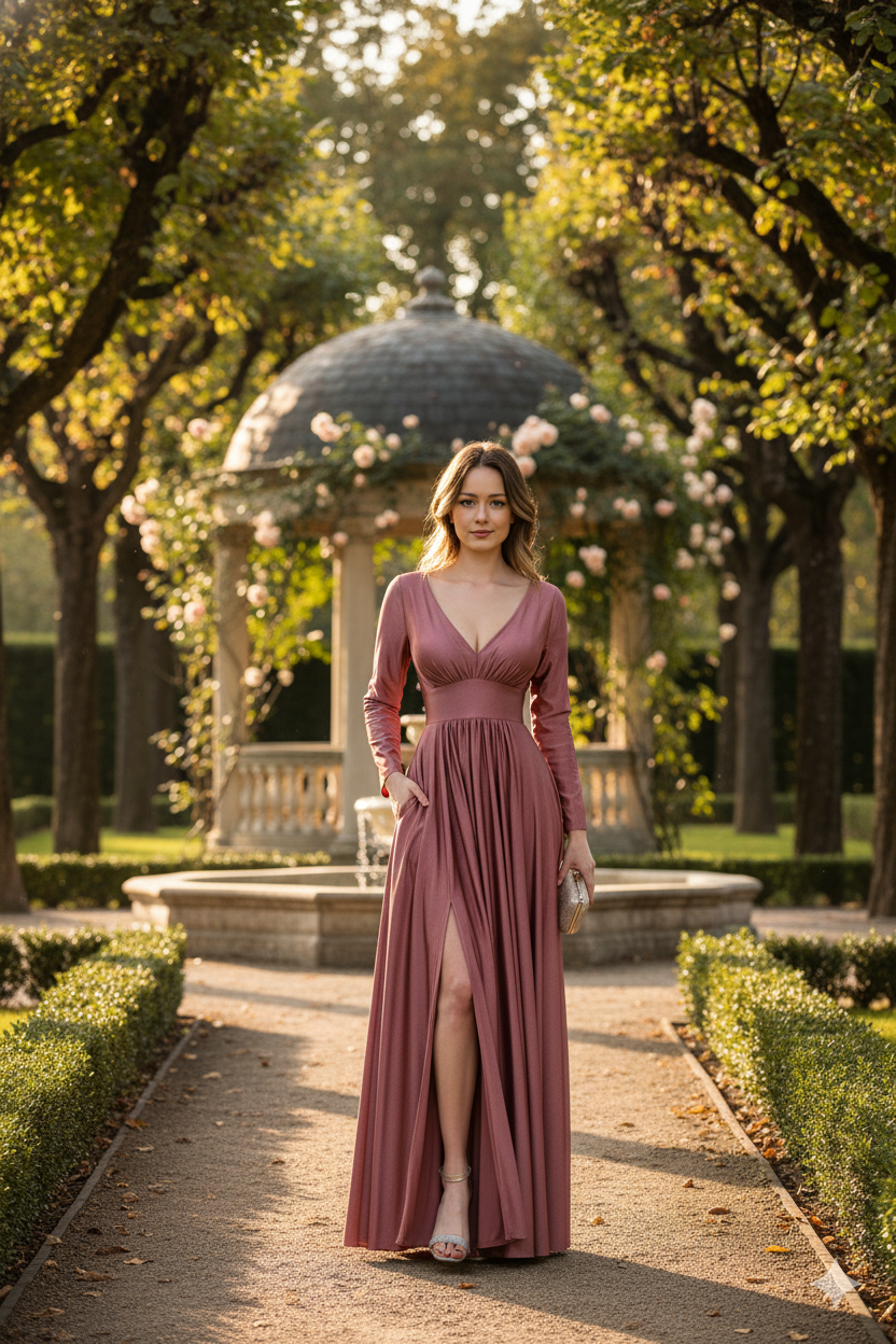 Mother Of The Bride Dress Long Sleeve Formal Gown By Lenovia 5231