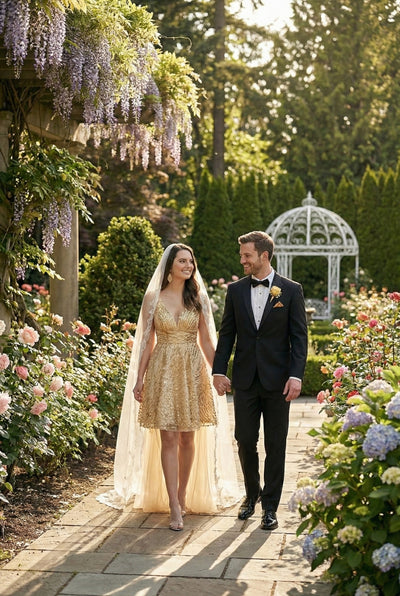 Short Wedding Dress Ivory may queen MQ1702