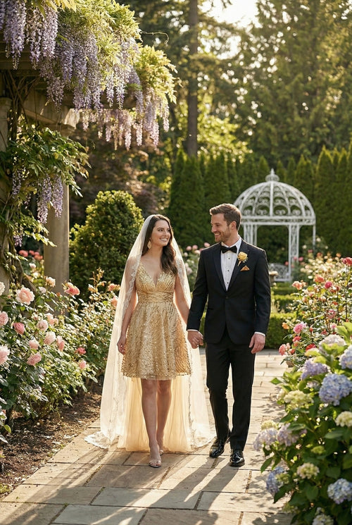 Short Wedding Dress Ivory may queen MQ1702