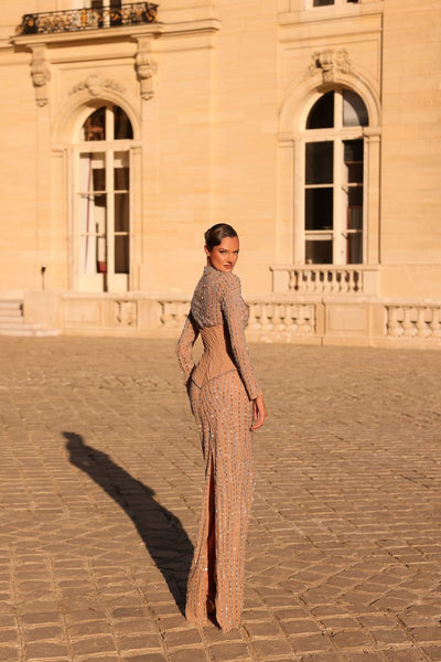 Chic and Holland Nude Dress