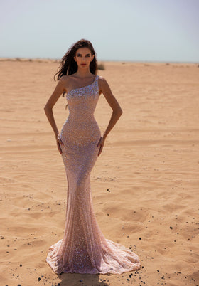 Chic and Holland AN330038 Beaded Cocktail Dress
